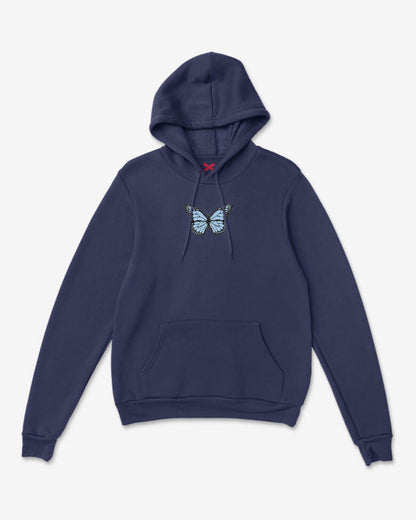 Blue Butterfly Hoodie