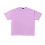 Basic Pastel Pink Casual T-shirt